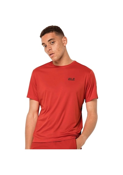 Jack Wolfskin Tech Erkek T-shirt Kırmızı KIrmızı