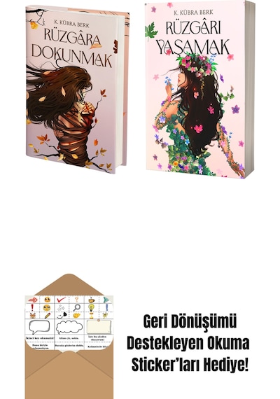 Rüzgâra Dokunmak Ciltli + Rüzgârı Yaşamak + Okuma Sticker'ları