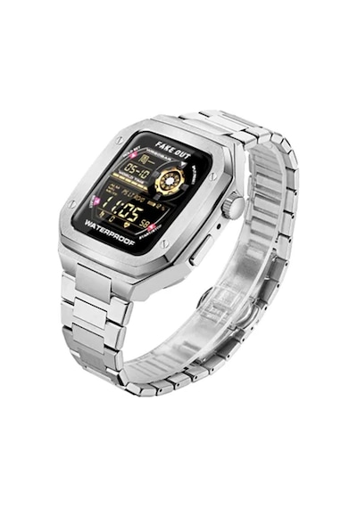 Apple Watch Uyumlu44mm Metal Petek Kasalı Kordon Saat Değildir - Rose Gold
