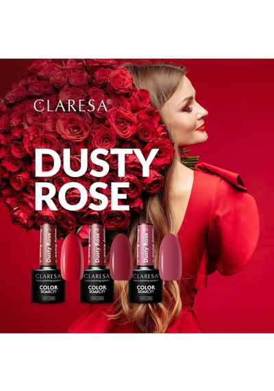 Claresa Kalıcı Oje Parıltılı Gül Kırmızı 03 5gr