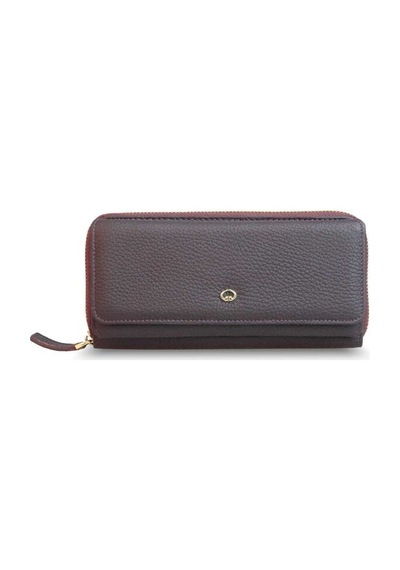 Guard Mat Bordo Hakiki Deri Kadın Cüzdanı P1263 Bordo