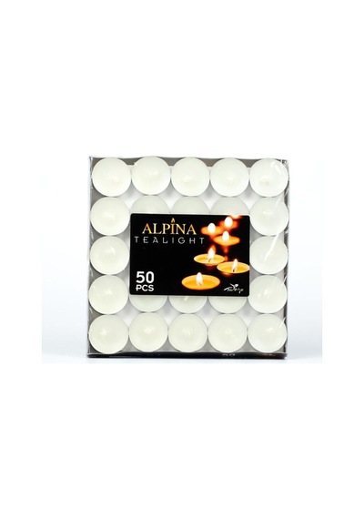 Horeca Tealight Mum 12 Gr X 50 5 Saat Ve Üzeri Yanış Süresi Beyaz