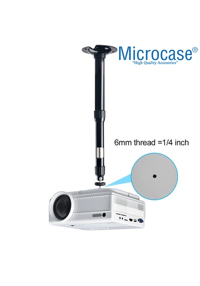 Microcase Metal Uzayabilen Döner Başlıklı Cctv Kamera Projeksiyon Duvara Monte Askı Aparatı-al5282