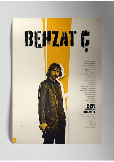 Behzat Ç. - Metal Poster Tablo, Bir Ankara Polisiyesi