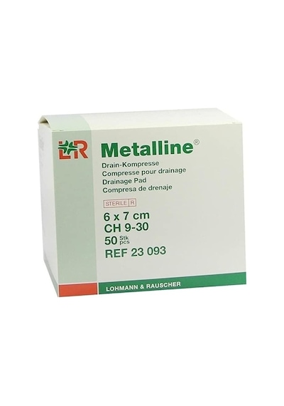 Lohmann Rauscher Metalline Trakeostomi Pedi 6 x 7 CM 50 Adet