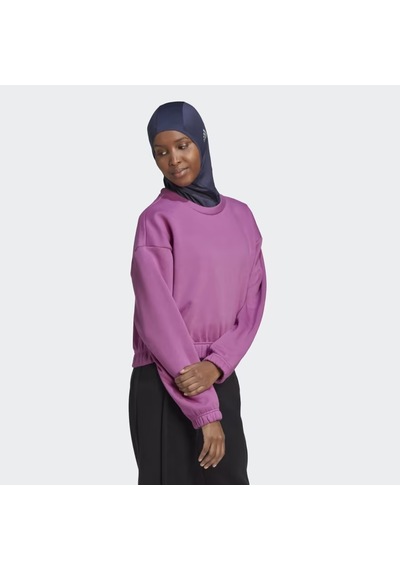 Adidas Hh8520 Studio Lounge Loose Fit Kadın Pembe Sweatshirt Pembe