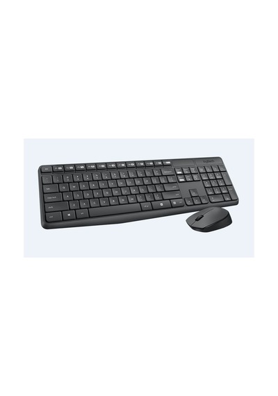 Logitech Mk235 Kablosuz Set Siyah 920-007925 Diğer