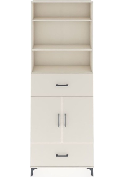 Arges Dolap 5 Raflı 2 Çekmeceli 2 Kapaklı 88x30x243 Aytaşı-ay... Aytaşı