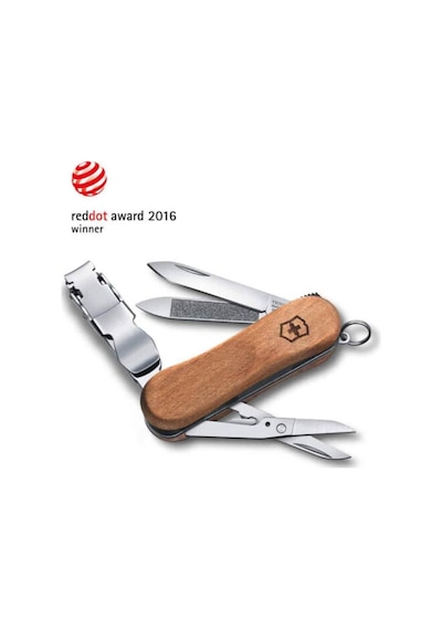 Victorinox 0.6461.63 Nailclip Wood 580 Tırnak Makaslı Kamp Çakı