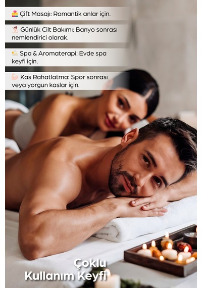 Kavun Aromalı Masaj Yağı 3 Lü Set Erotik Kokulu, Yenilebilir Ve Nemlendirici - 305837773
