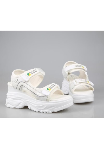 Guja 24y413-9 Kadın Dolgu Topuk Sandalet Beyaz 36-40 001