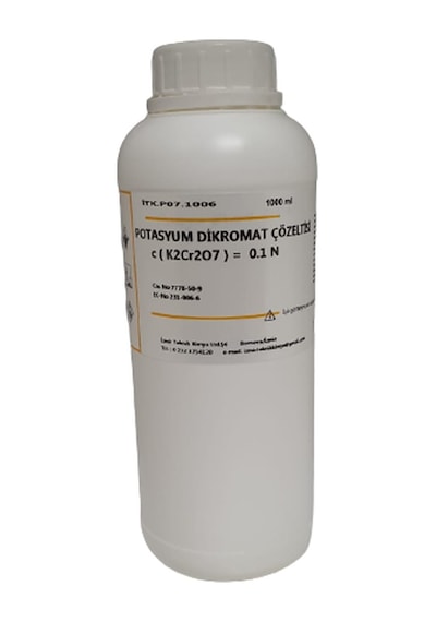 Potasyum Dikromat Çözeltisi 0.1N - 1 Lt