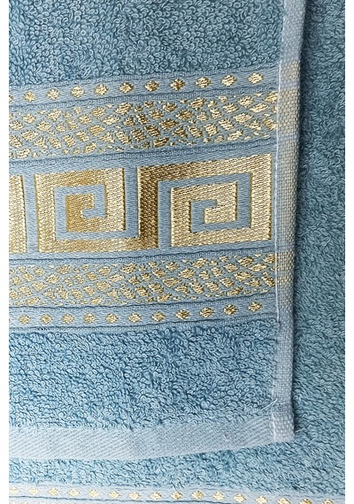 2 Parça Banyo Havlu Seti Helen %100 Pamuklu 70x140 Cm Yeşil