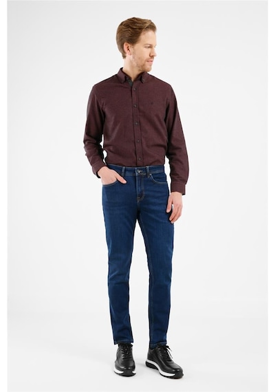 İmza Lacivert Gabardin 5 Cep Düz Paça Casual Slim Fit Pamuklu Denim Pantolon 1023255160 Lacivert İmza Lacivert Gabardin 5 Cep Düz Paça Casual Slim Fit Pamuklu Denim Pantolon 1023255160 Lacivert
