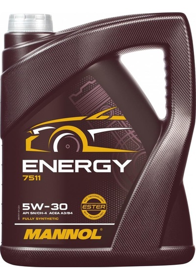 Mannol Mn7511-5 Energy Sae 5W-30 Apı Sn/Ch-4 Acea A3/B3 Motor Yağı 5 L