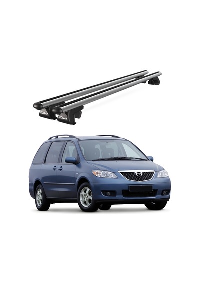 Venüs Mazda 5 Mpv 2005-2010 Uyumlu Gri Ara Atkı Port Bagaj Tavan Barı
