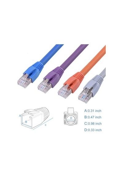 Primex Px-Cat7100 Cat7 Rj45 Koruma Kılıfı Cat7 Cover Gri 100 Adet