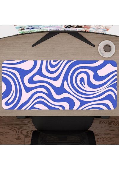 Vektörler Oyuncu Gaming Mouse Pad Kauçuk Kaymaz Taban Mousepad V1, 70x30 Xl