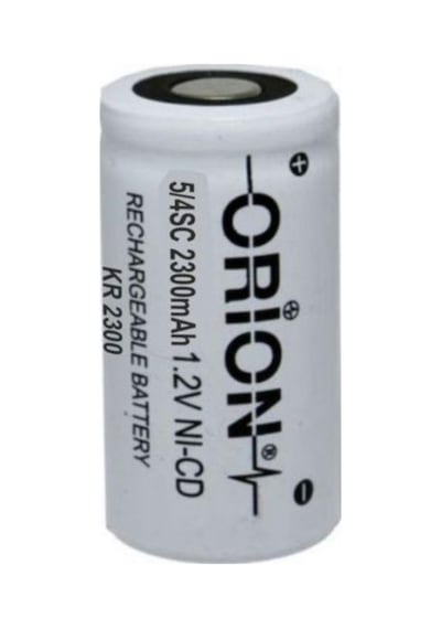 Orion 2300 mAh 1.2 V 5/4SC Boy Ni-CD Industrial Şarj Edilebilir Pil