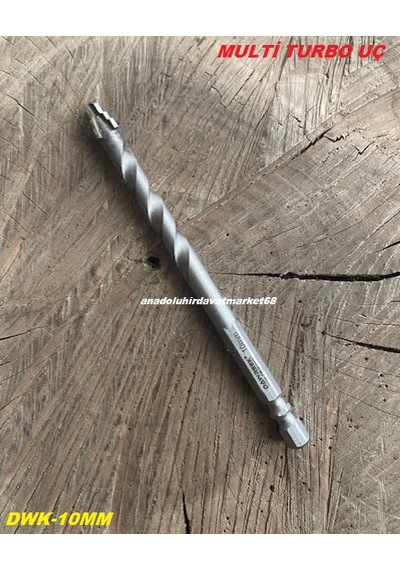 Dwk Pro 10mm Kademeli Multi Uç Metal Delme Ucu Ahşap Sac Mermer Delme Ucu
