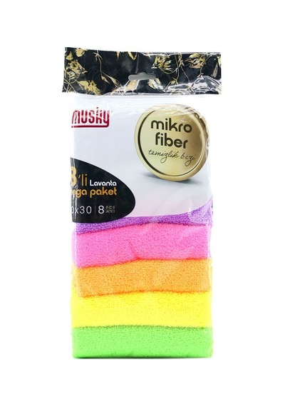 Musky Lavanta Mikrofiber Temizlik Bezi 8 Adet Diğer