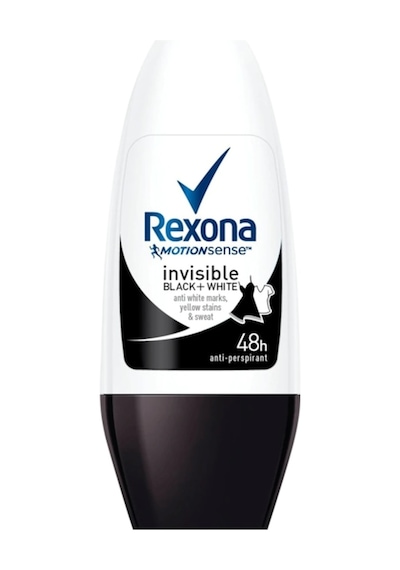 Rexona Invisible Black+White Roll-On Deodorant 50 ML