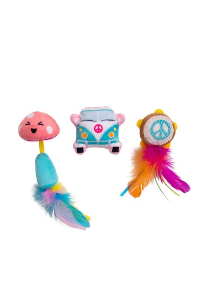Petstages Festival Catnipli Kedi Çiğneme Oyuncağı 3' Lü Paket