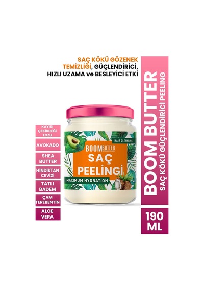 Boom Butter Saç Kökü Peelingi 190 ML