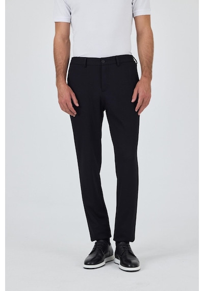 İmza Siyah Esnek Yandan Cepli Casual Slim Fit Jogger Pantolon 1003250156 Siyah