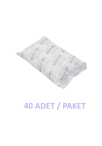 Silika Jel Rutubet Önleyici 250 G - Silikajel 40 Adet-Paket