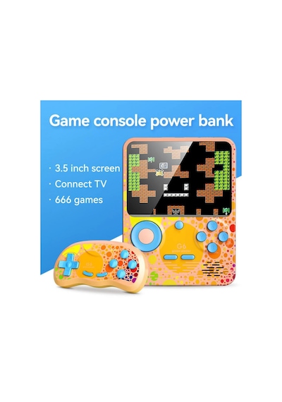 G6 Game Box i 666 Oyunlu Mini Taşınabilir Oyun Konsolu