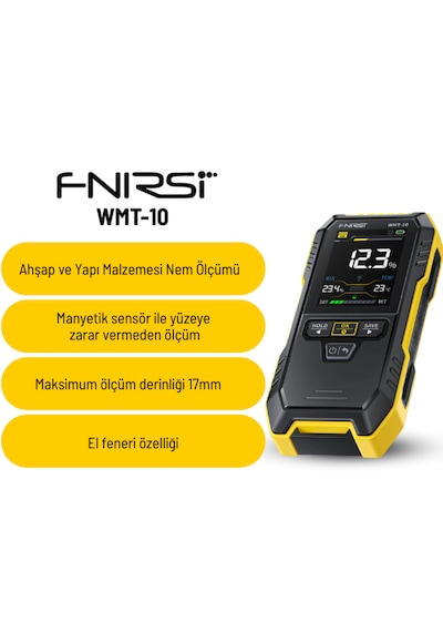 Fnırsı Wmt-10 Manyetik Nem Ölçer Ahşap & Yapı Malzemeleri