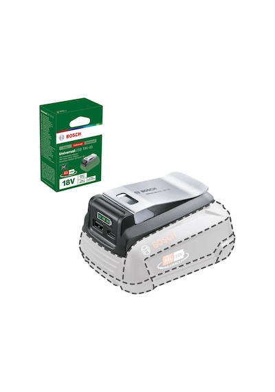 Bosch Uyumlu Universalusb 18v-45 Şarj Cihazı
