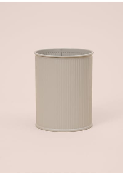 The Mia Stripe Tezgah Üstü Kaşıklık Bej 13x11 Cm Bej