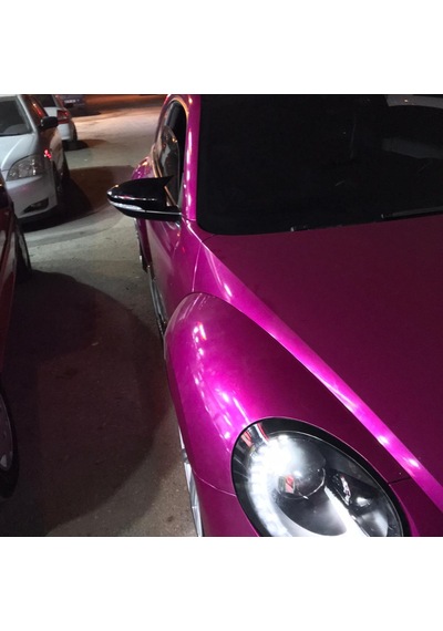 Sts Oto Aksesuar New Beetle 2011-2019 Batman Yarasa Ayna Kapağı Piano Black Abs Plastik (01)