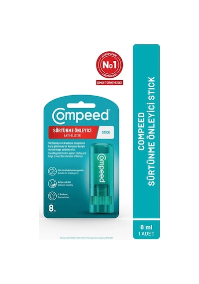 Sürtünme Ve Kabarcık Önleyici Ayak Ve Vücut İçin Stick 8 Ml Su Toplaması Karşıtı X3 Adet