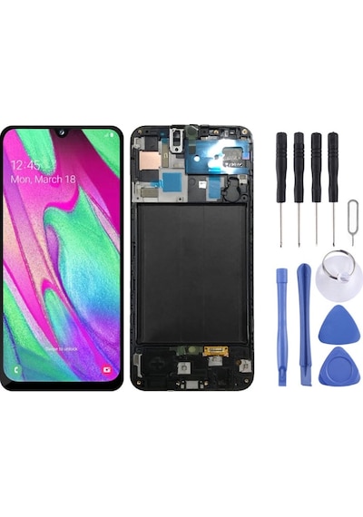 Samsung Galaxy Uyumlu A50 Lcd Ekran Sm A505f +tamir Seti Siyah Renk İlanı Trytrytry