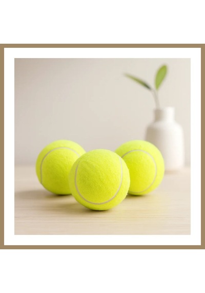 Bezos 3'lü Tenis Kort Topu - Poşetli Kartela Ambalaj 22