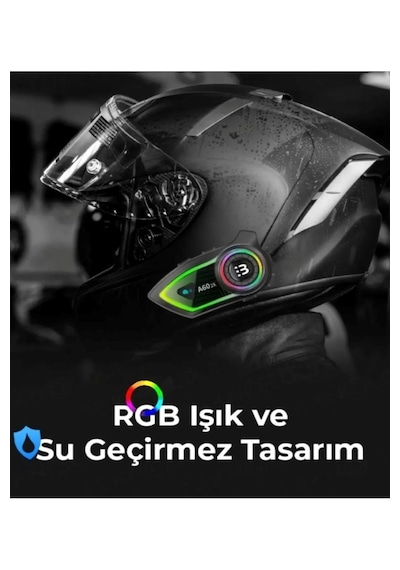 İntercoom A602x Motosiklet Bluetooth 5.3 Kask