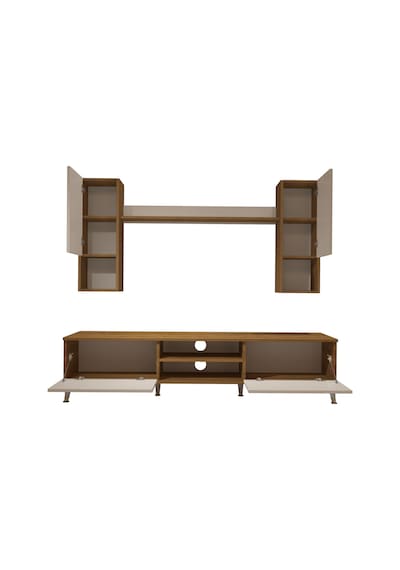 Decoraktiv Eko 5da Mdf Dvd Gold Tv Ünitesi Tv Sehpası Pera - Beyaz