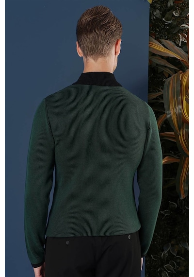 Efor Tr 859 Slim Fit Nefti Klasik Triko Nefti