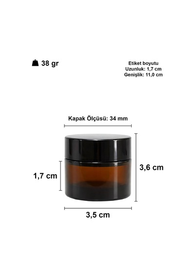 Mini Amber Cam Kavanoz, 10 Ml Hacimli, Sızdırmaz Kapaklı, Krem Ve Kozmetik Saklama Kutusu, Lip Balm 6 Adet Çok Renkli