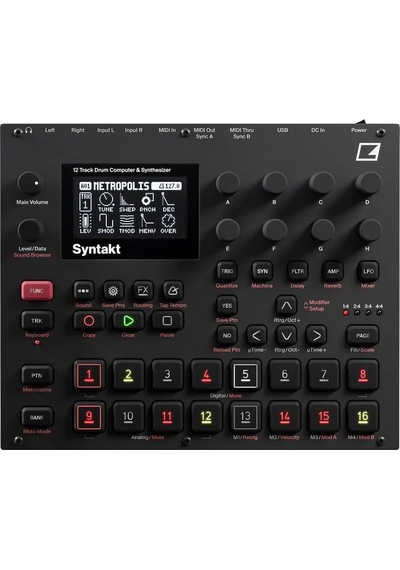 Elektron Syntakt 12 Track Drum Computer &amp Synthesizer