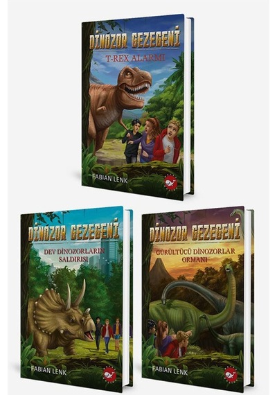 Dinozor Gezegeni Kitap Seti / 3 Kitap - Fabian Lenk