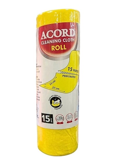 15 Yaprak Perfore Temizlik Bezi Çok Renkli