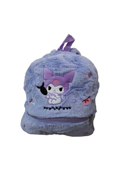 Çılgıntrend Sanrio Kawai Karrakterleri Kitty -melody -kuromi Peluş Sırt Çantası mor