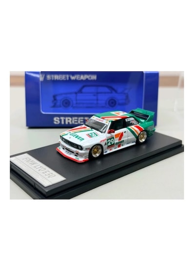 Street Weapon 7-eleven Bmw E30 M3 Lto Modified Version 1/64 Pleksi