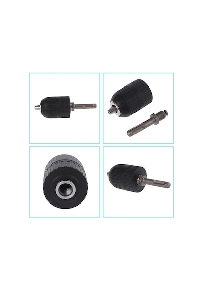 Mandren Mandrel Otomatik Anahtarsız Mandren Adaptörü Aparat Dahil 2-13 Mm