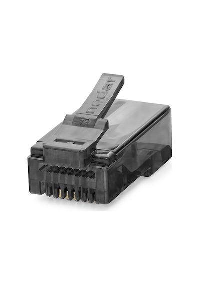 Nodar Nd2410 Cat6 Ez Rj45 Konnektör 100 Adet Plastik Kutu - Siyah