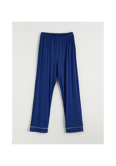 Lcw Dream Lacivert Gömlek Yaka Kadın Pijama Takımı